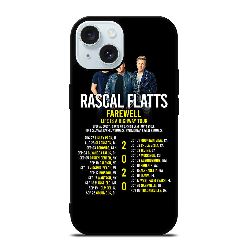 RASCAL FLATTS BAND iPhone 15 Case Cover
