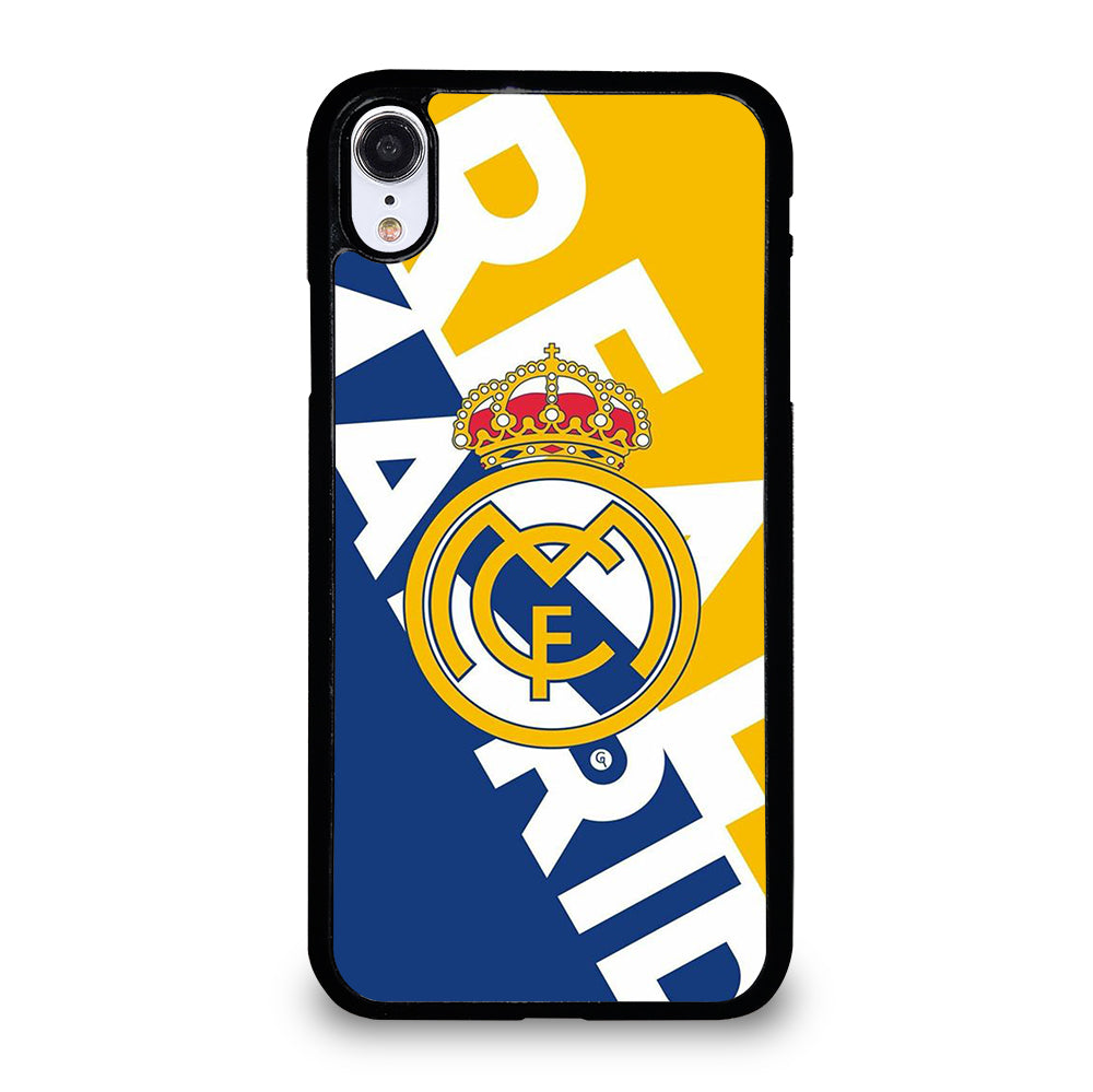 REAL MADRID FOOTBALL LOGO iPhone XR Case Cover