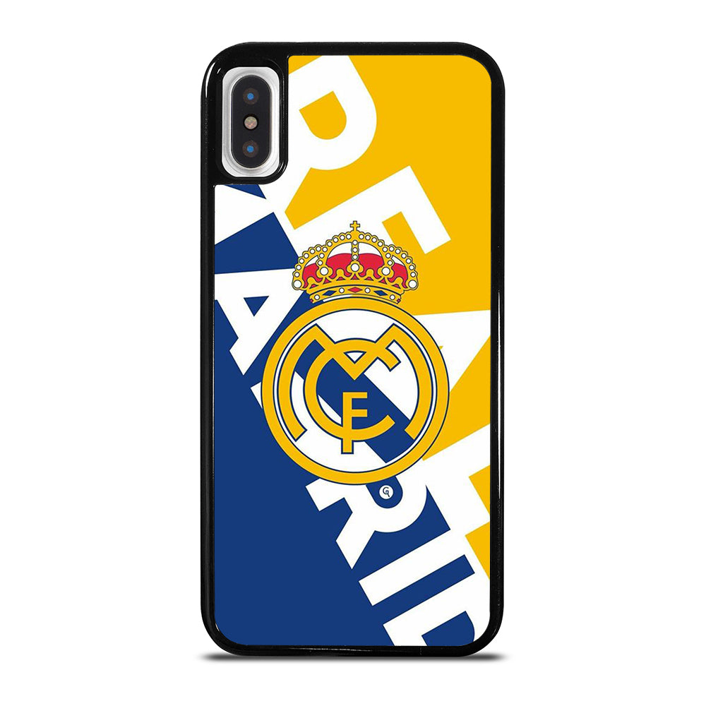 REAL MADRID FOOTBALL LOGO iPhone X / XS Case Cover