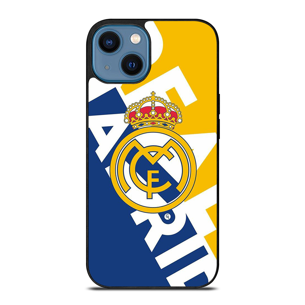 REAL MADRID FOOTBALL LOGO iPhone 14 Case Cover