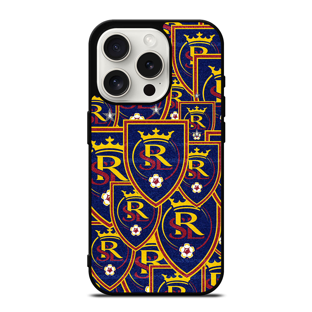 REAL SALT LAKE LOGO PATTERN iPhone 15 Pro Case Cover