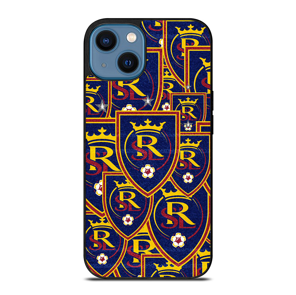 REAL SALT LAKE LOGO PATTERN iPhone 14 Case Cover