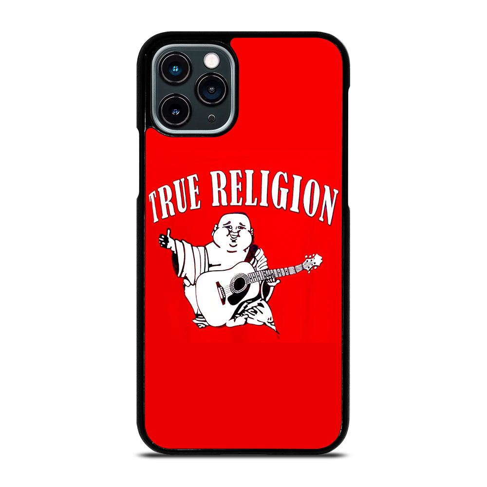 RED BIG BUDDHA TRUE RELIGION LOGO 2 iPhone 11 Pro Case Cover