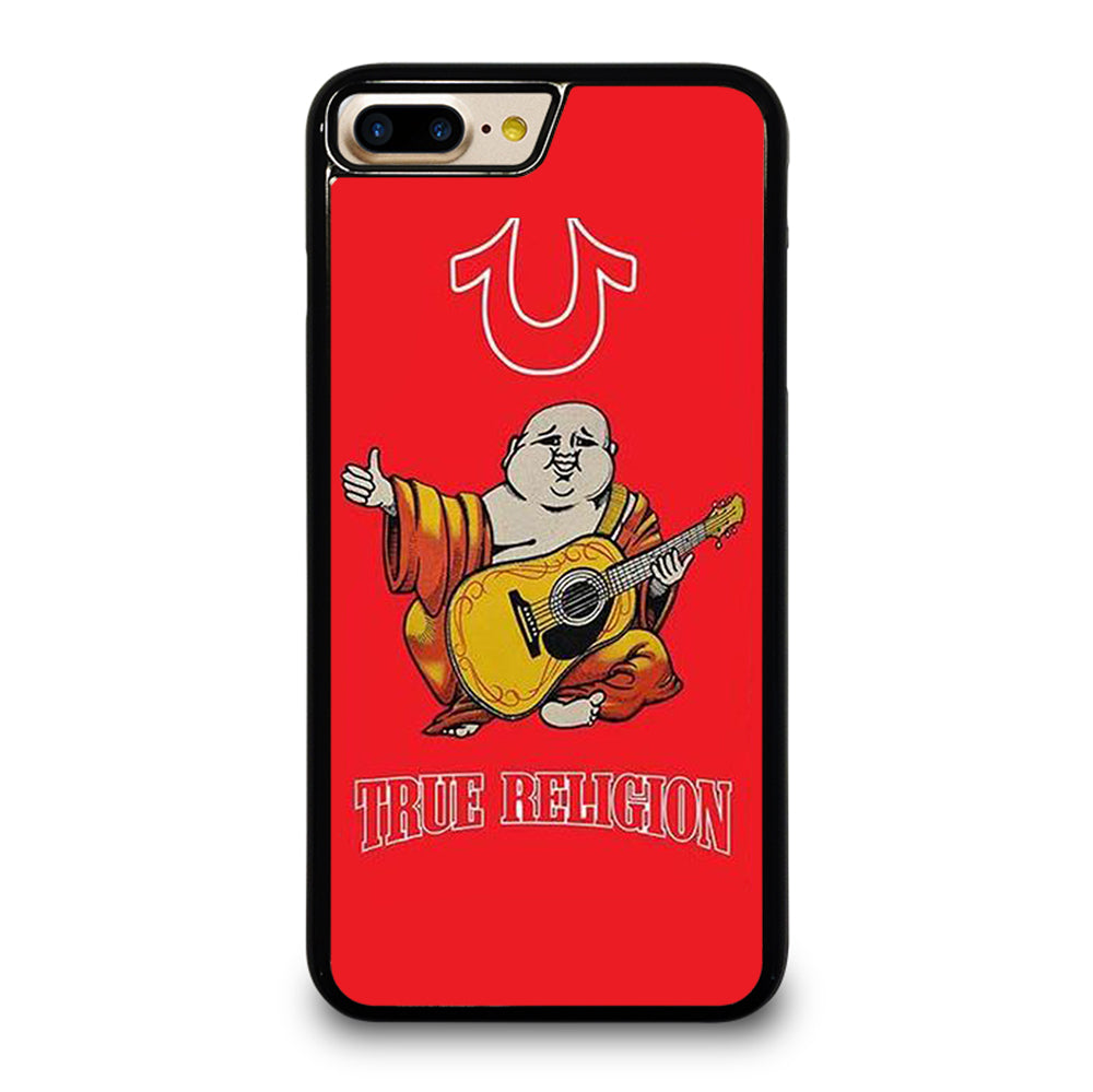 RED BIG BUDDHA TRUE RELIGION LOGO 3 iPhone 7 / 8 Plus Case Cover