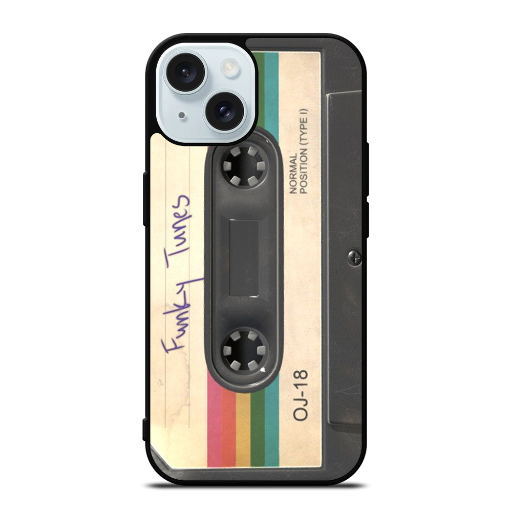 RETRO CASSETTE TAPE RETRO 1 iPhone 15 Case Cover