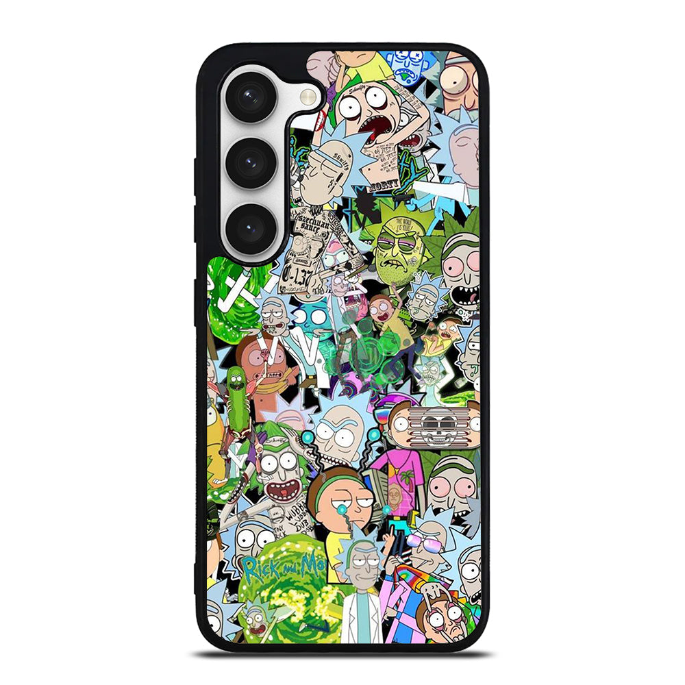 RICK AND MORTY COLLAGE CARTOON Samsung Galaxy S23 Case Cover