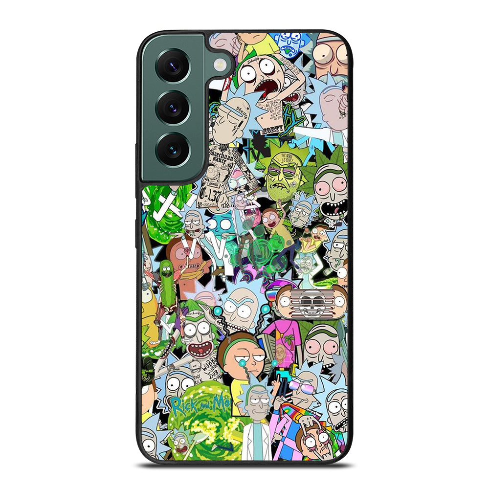 RICK AND MORTY COLLAGE CARTOON Samsung Galaxy S22 Case Cover