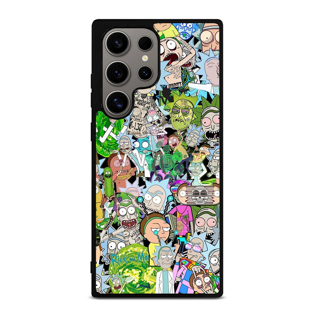 RICK AND MORTY COLLAGE CARTOON Samsung Galaxy S24 Ultra Case Cover
