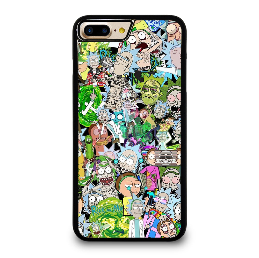 RICK AND MORTY COLLAGE CARTOON iPhone 7 / 8 Plus Case Cover