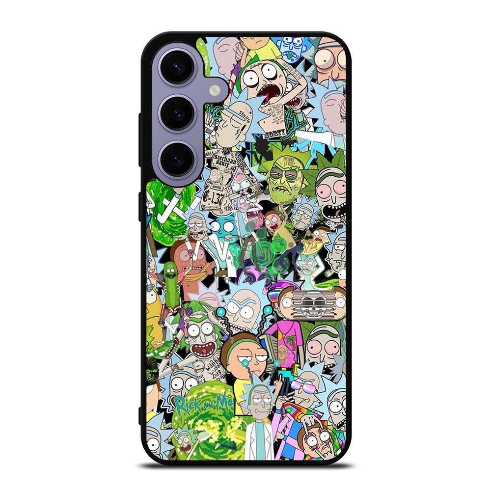 RICK AND MORTY COLLAGE CARTOON Samsung Galaxy S24 Plus Case Cover