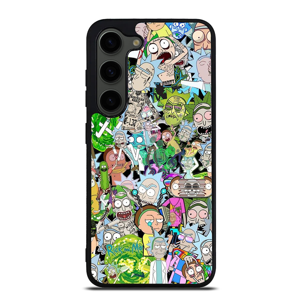 RICK AND MORTY COLLAGE CARTOON Samsung Galaxy S23 Plus Case Cover