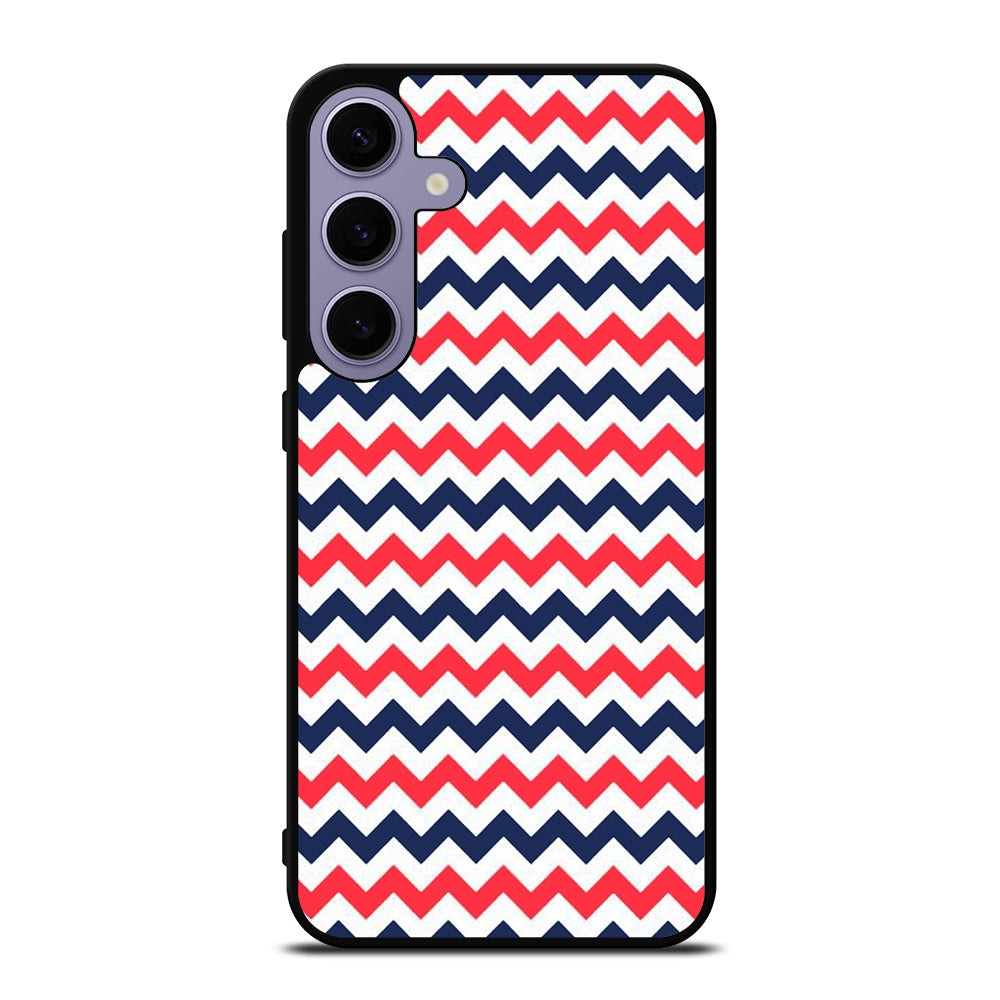 RILEY BLAKE CHEVRON PATTERN 4 Samsung Galaxy S24 Plus Case Cover