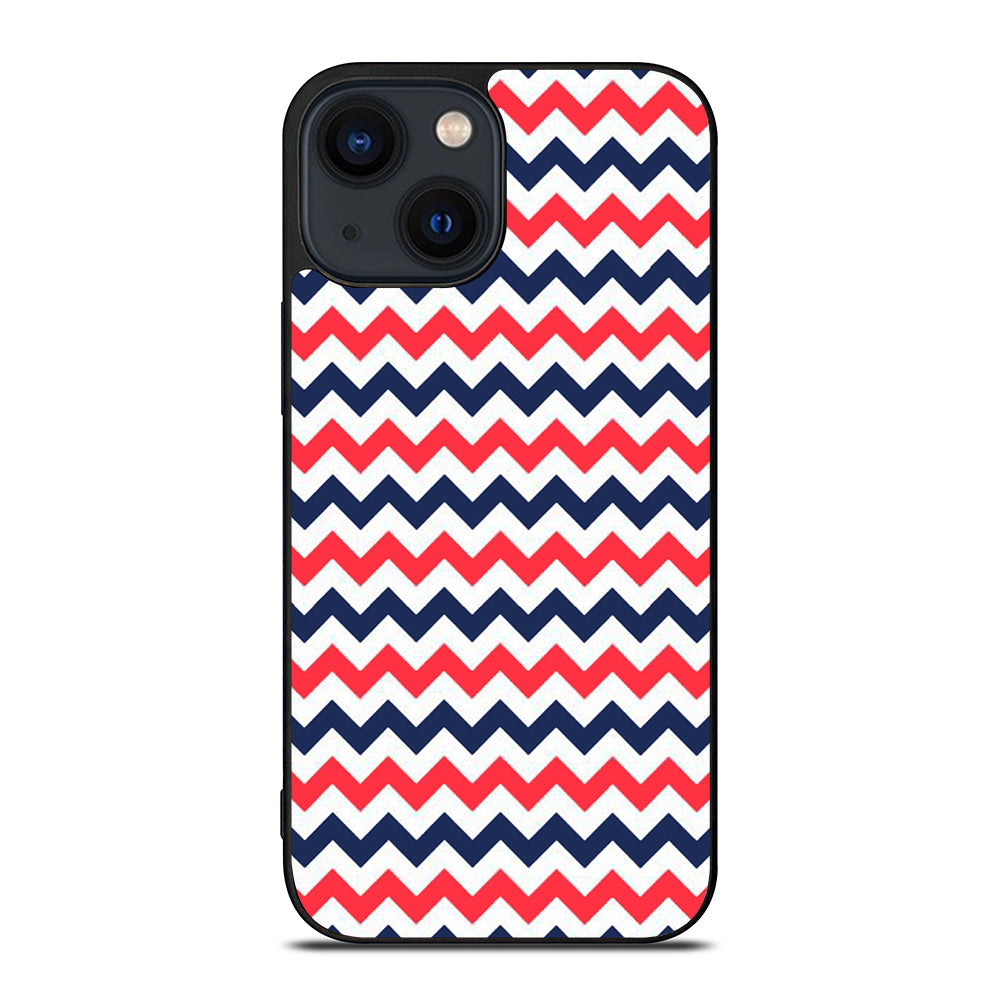 RILEY BLAKE CHEVRON PATTERN 4 iPhone 14 Plus Case Cover