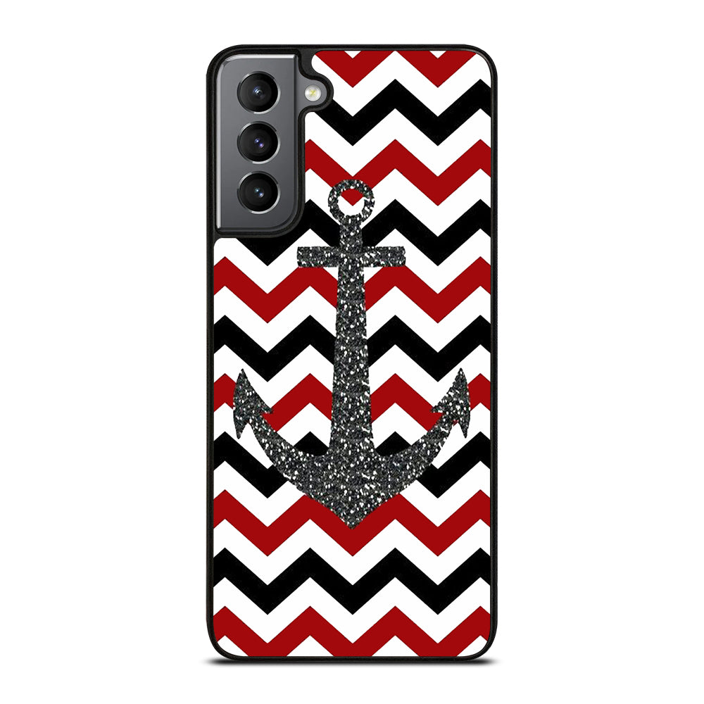 RILEY BLAKE CHEVRON PATTERN 5 Samsung Galaxy S21 Plus Case Cover