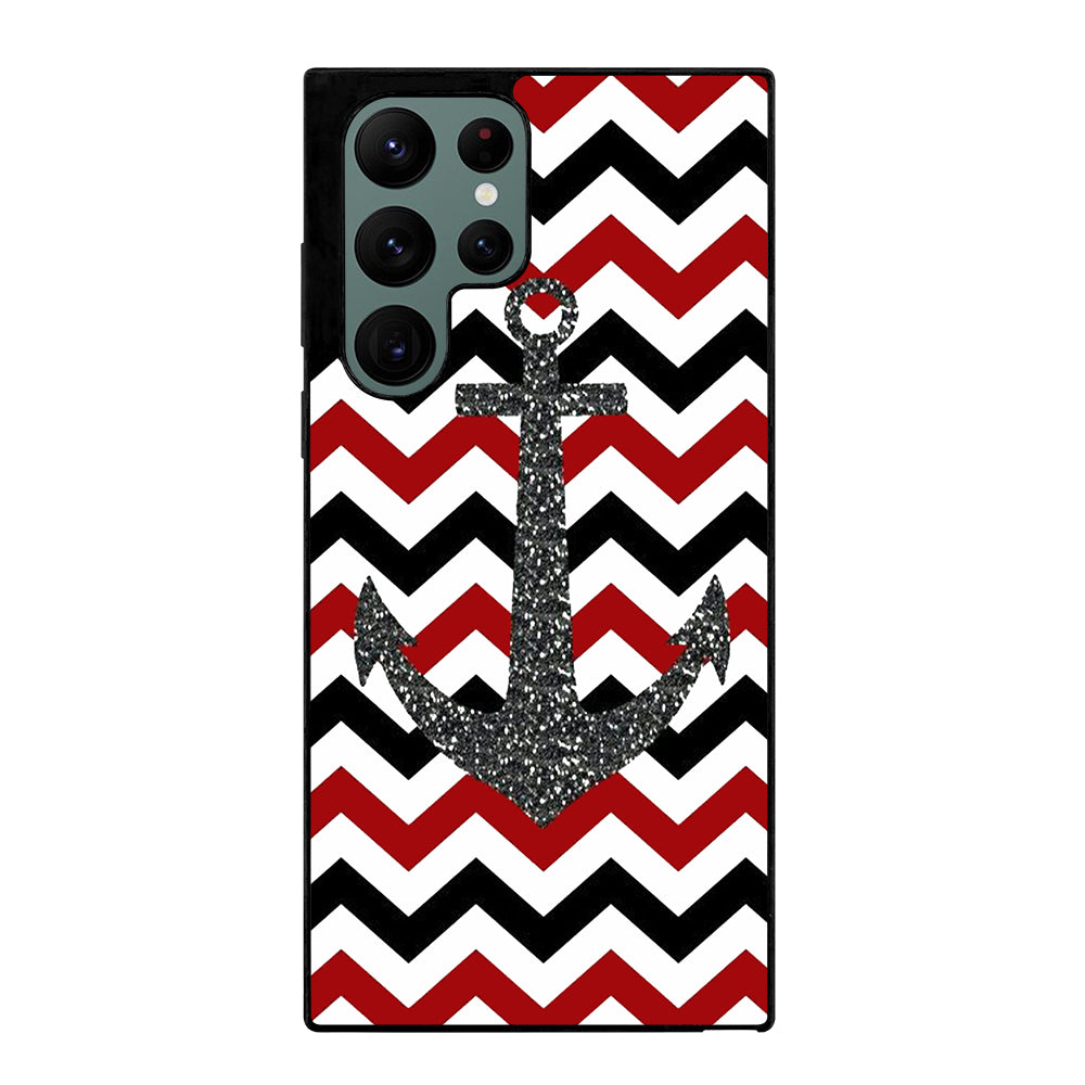 RILEY BLAKE CHEVRON PATTERN 5 Samsung Galaxy S22 Ultra Case Cover