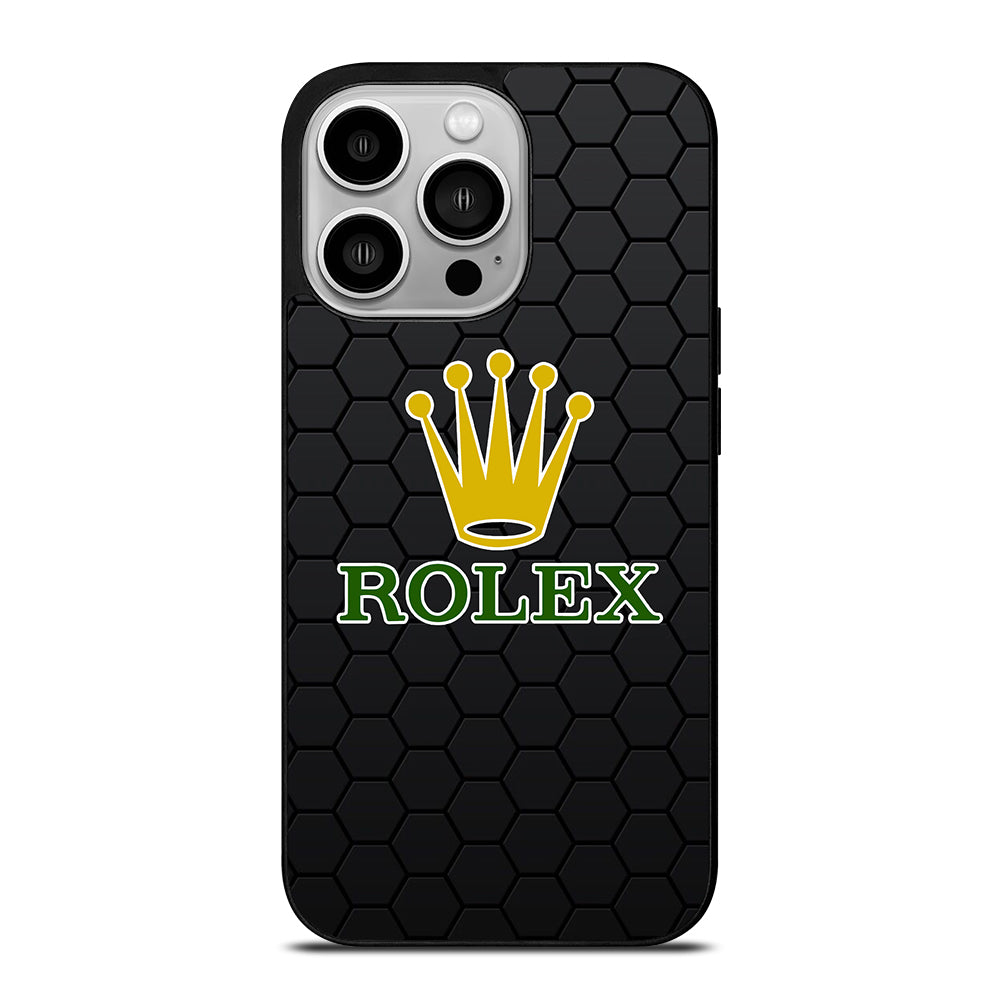 ROLEX WATCH LOGO HEXAGON iPhone 14 Pro Case Cover