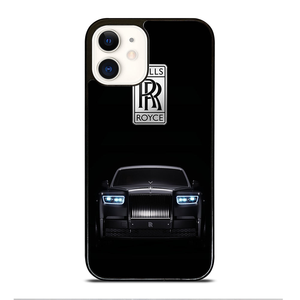 ROLLS ROYCE CAR BLACK LOGO iPhone 12 Case Cover