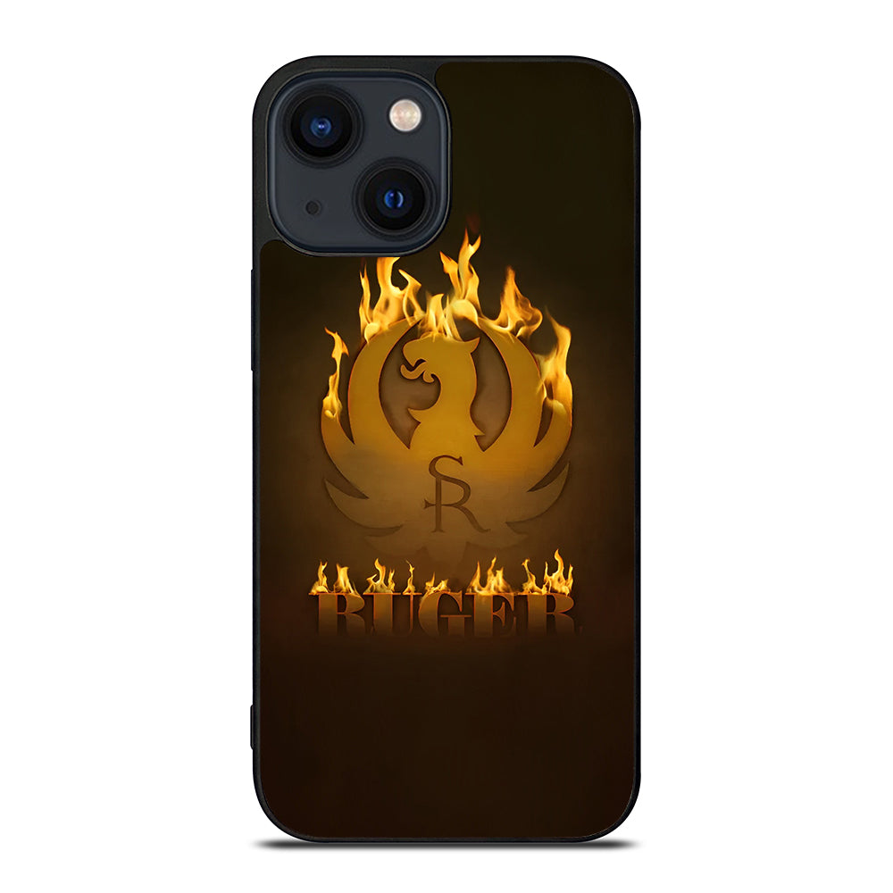 RUGER FIREARM FLAME LOGO iPhone 14 Plus Case Cover