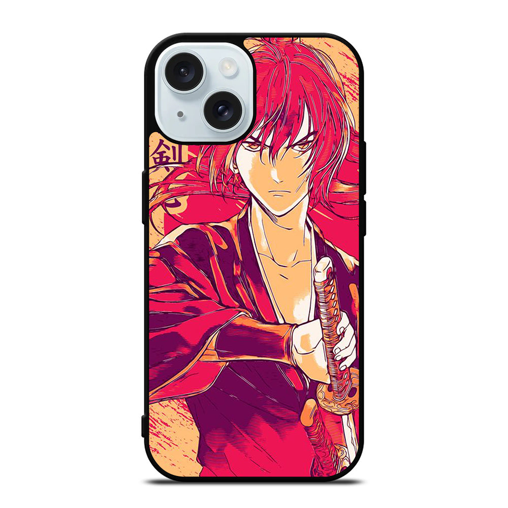 RUROUNI KENSHIN SAMURAI X ART iPhone 15 Case Cover
