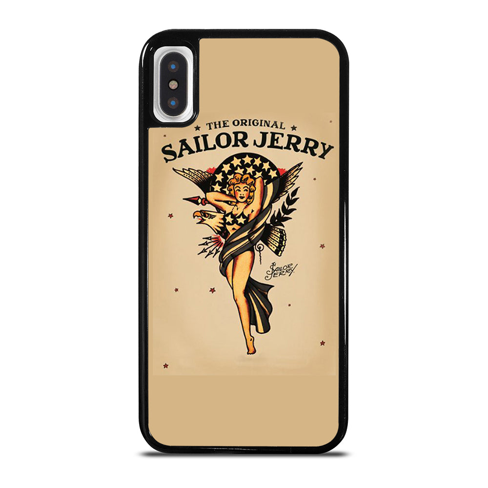SAILOR JERRY SEXY GIRL ART iPhone X / XS Case Cover