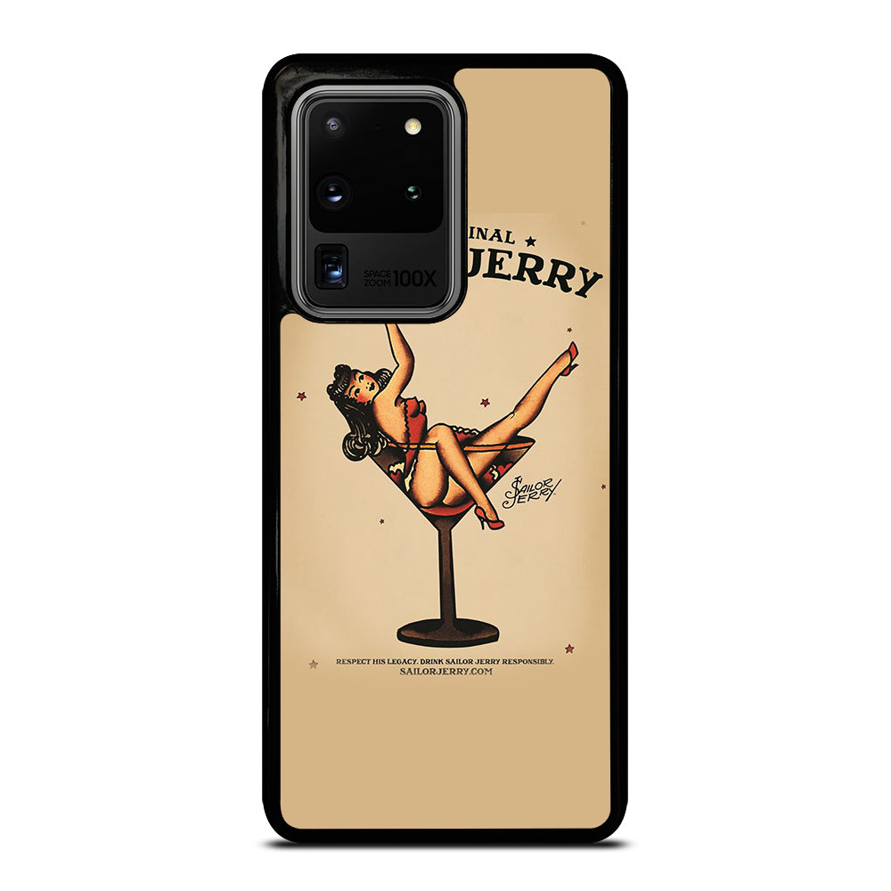 SAILOR JERRY SEXY GIRL TATTOO ART Samsung Galaxy S20 Ultra Case Cover