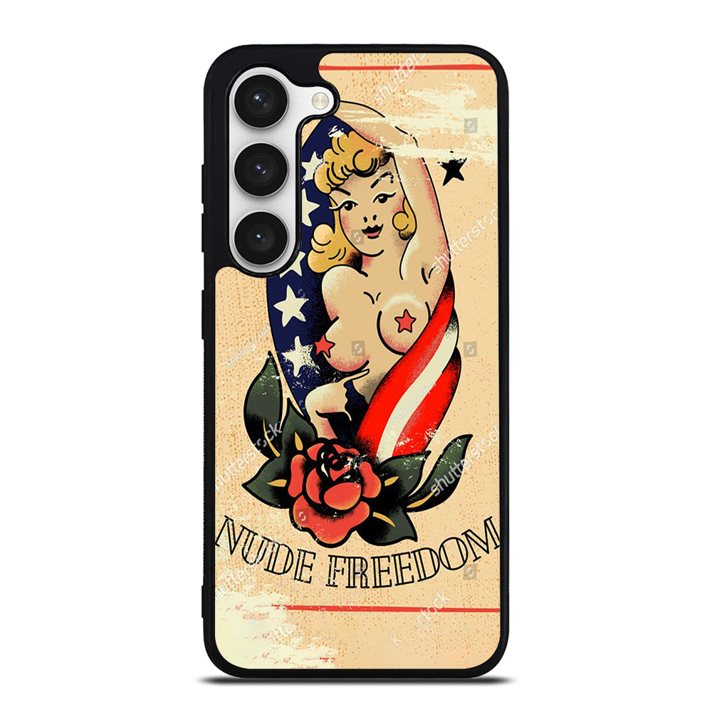 SAILOR JERRY SEXY GIRL TATTOO Samsung Galaxy S23 Case Cover