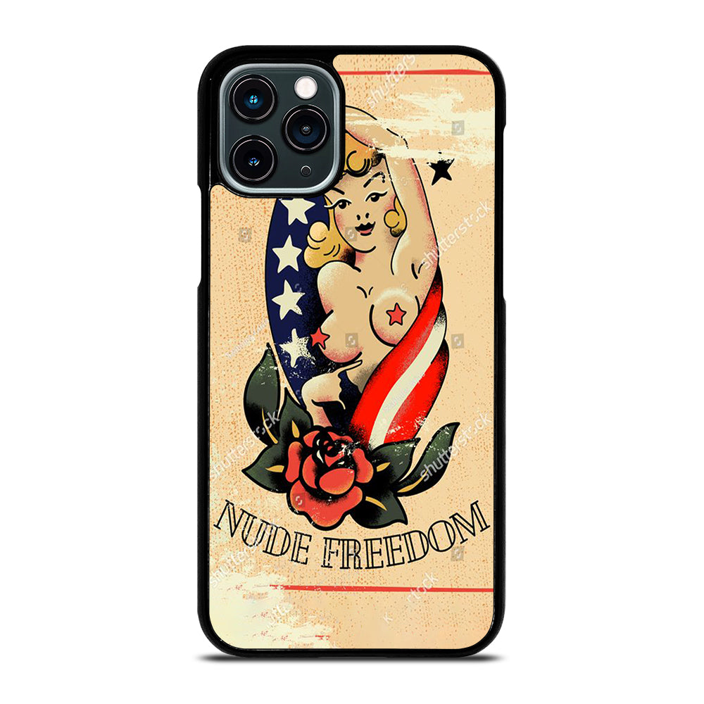 SAILOR JERRY SEXY GIRL TATTOO iPhone 11 Pro Case Cover