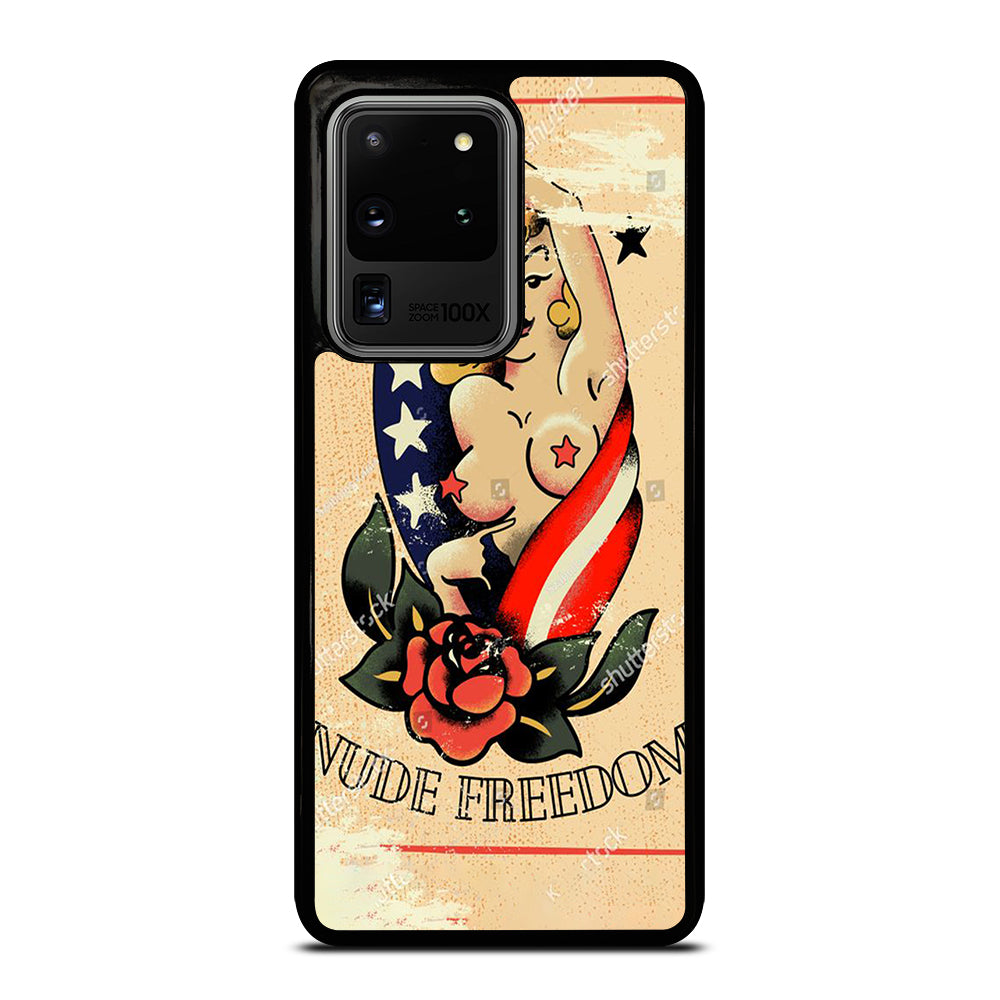 SAILOR JERRY SEXY GIRL TATTOO Samsung Galaxy S20 Ultra Case Cover