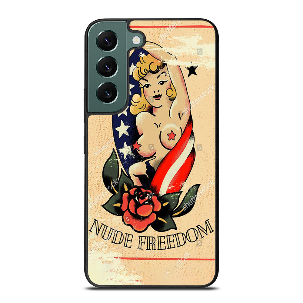 SAILOR JERRY SEXY GIRL TATTOO Samsung Galaxy S22 Case Cover