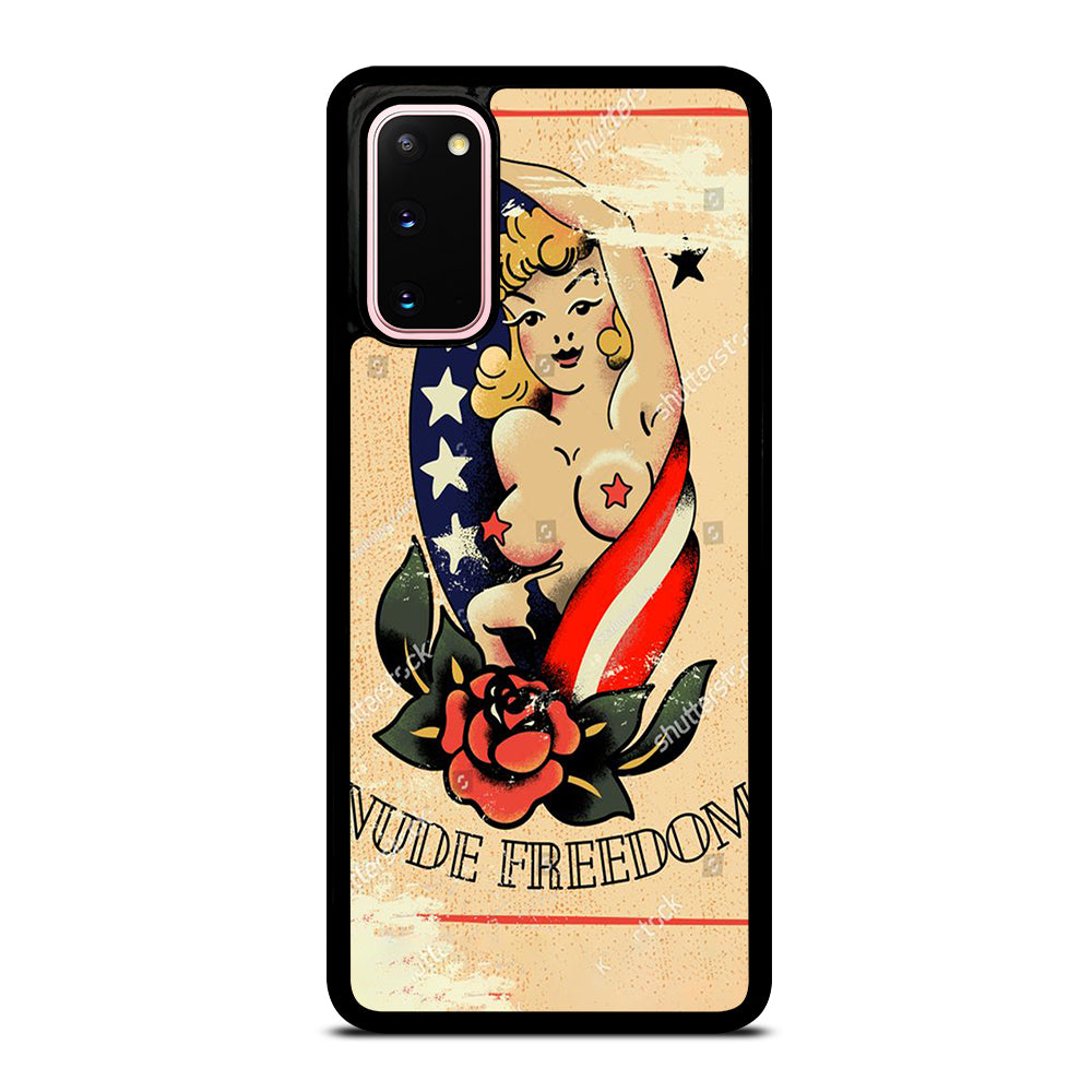SAILOR JERRY SEXY GIRL TATTOO Samsung Galaxy S20 Case Cover
