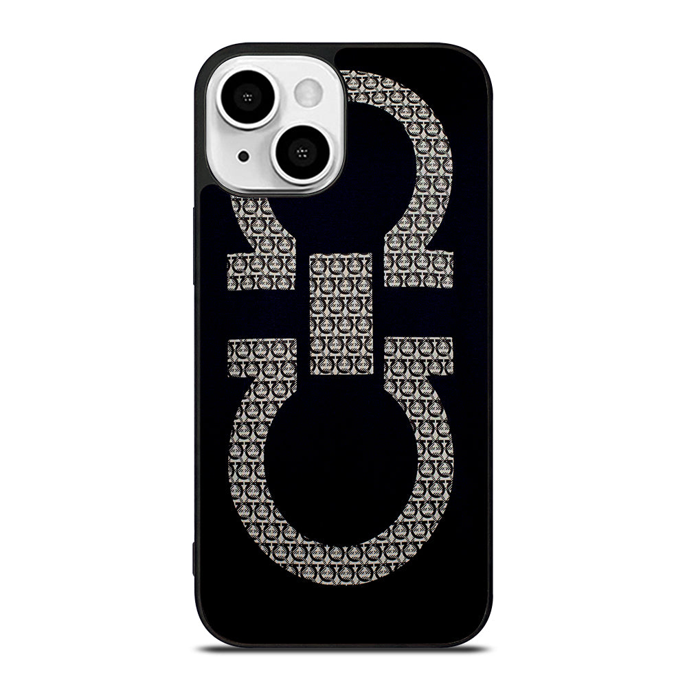 SALVATORE FERRAGAMO LOGO 3 iPhone 13 Mini Case Cover