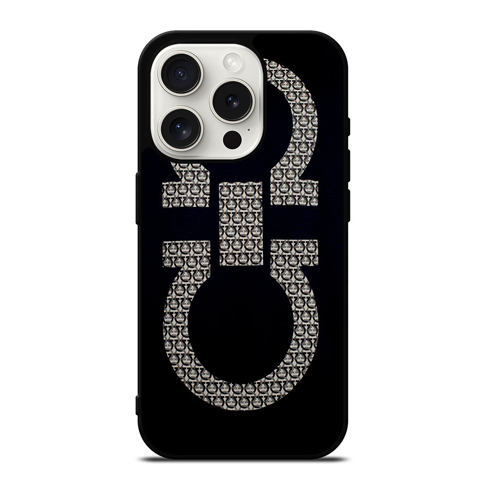 SALVATORE FERRAGAMO LOGO 3 iPhone 15 Pro Case Cover