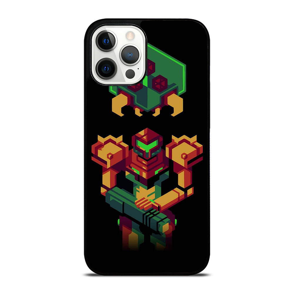 SAMUS ARAN METROID CAETOON 3 iPhone 12 Pro Max Case Cover