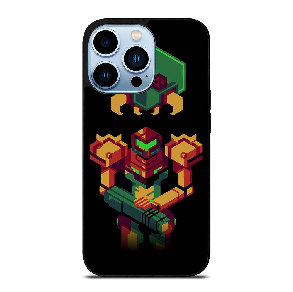 SAMUS ARAN METROID CAETOON 3 iPhone 13 Pro Max Case Cover