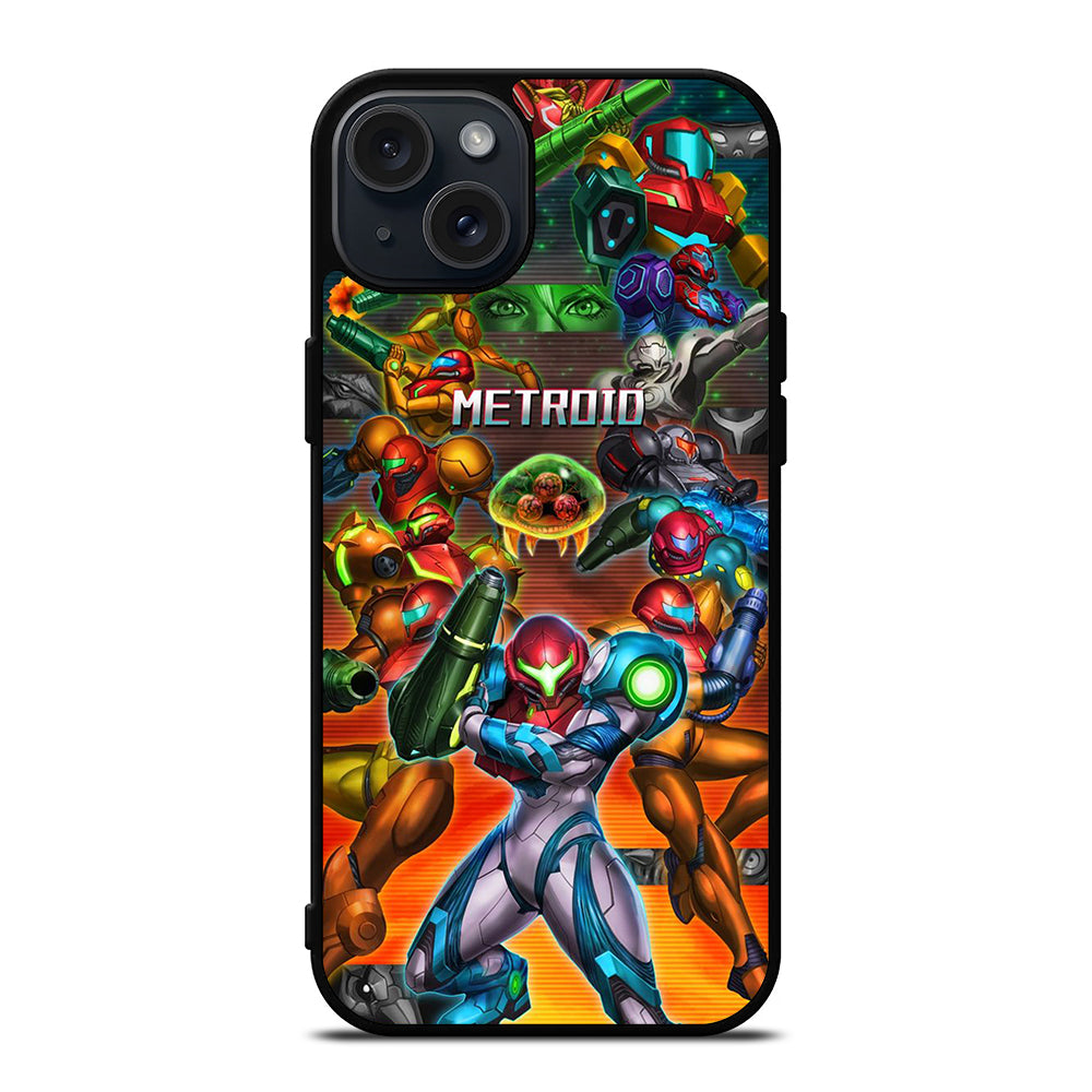 SAMUS ARAN METROID CARTOON 2 iPhone 15 Plus Case Cover