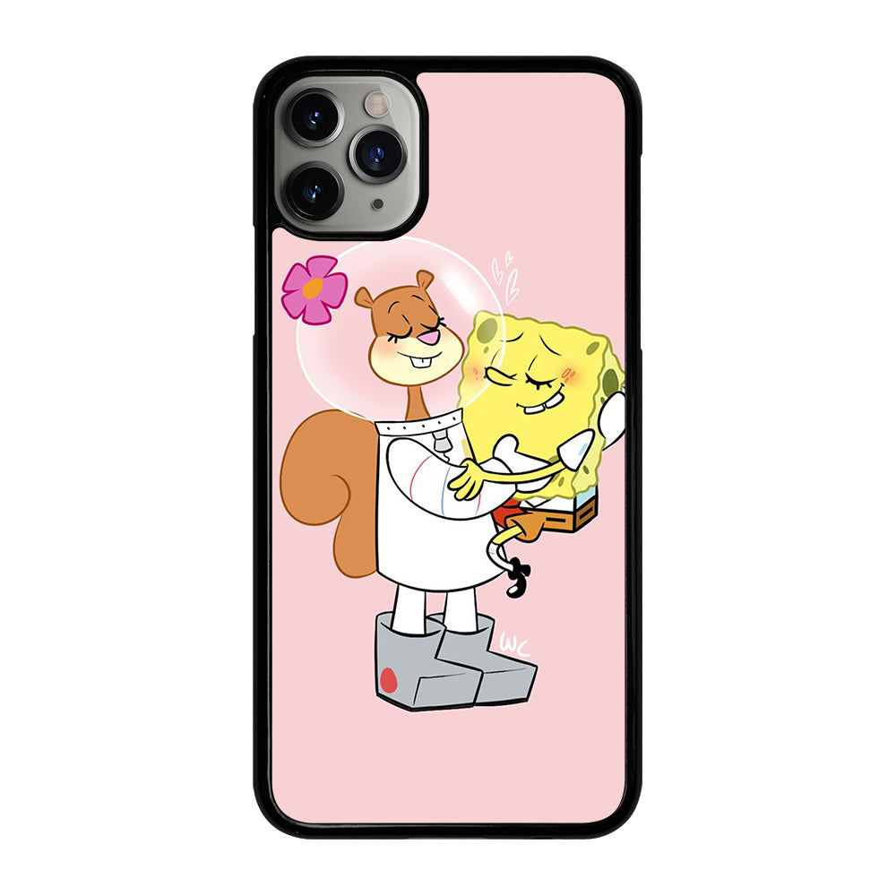 SANDY SQUIRREL AND SPONGEBOB iPhone 11 Pro Max Case Cover