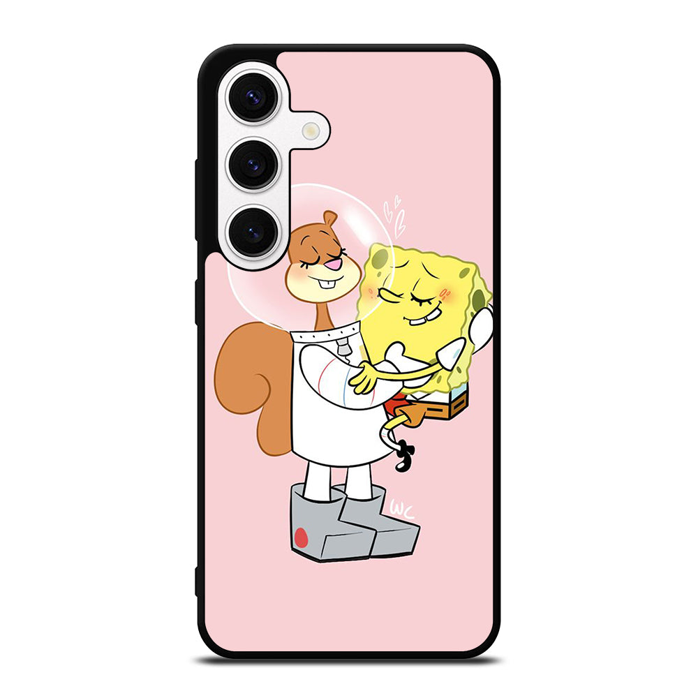 SANDY SQUIRREL AND SPONGEBOB Samsung Galaxy S24 Case Cover
