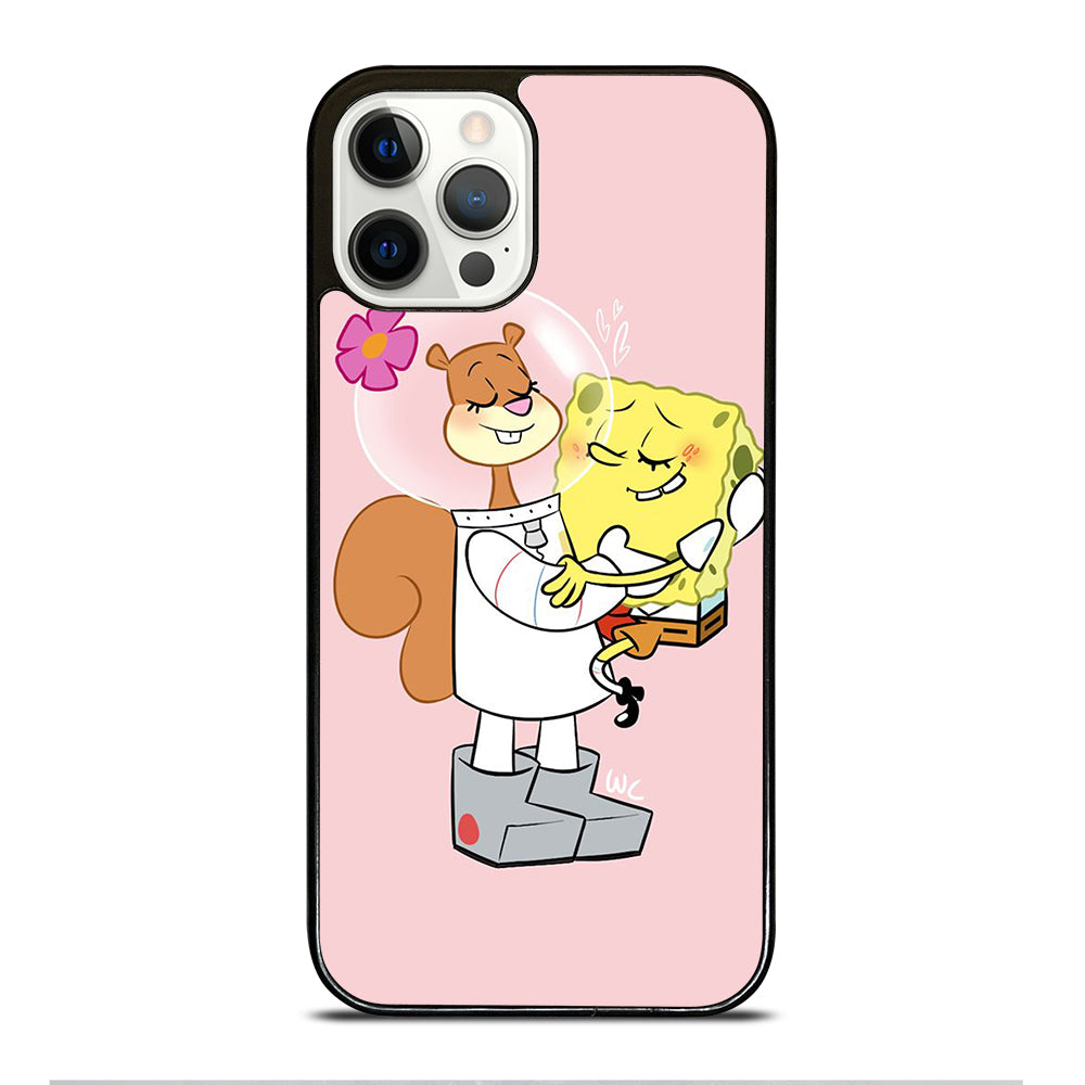 SANDY SQUIRREL AND SPONGEBOB iPhone 12 Pro Case Cover