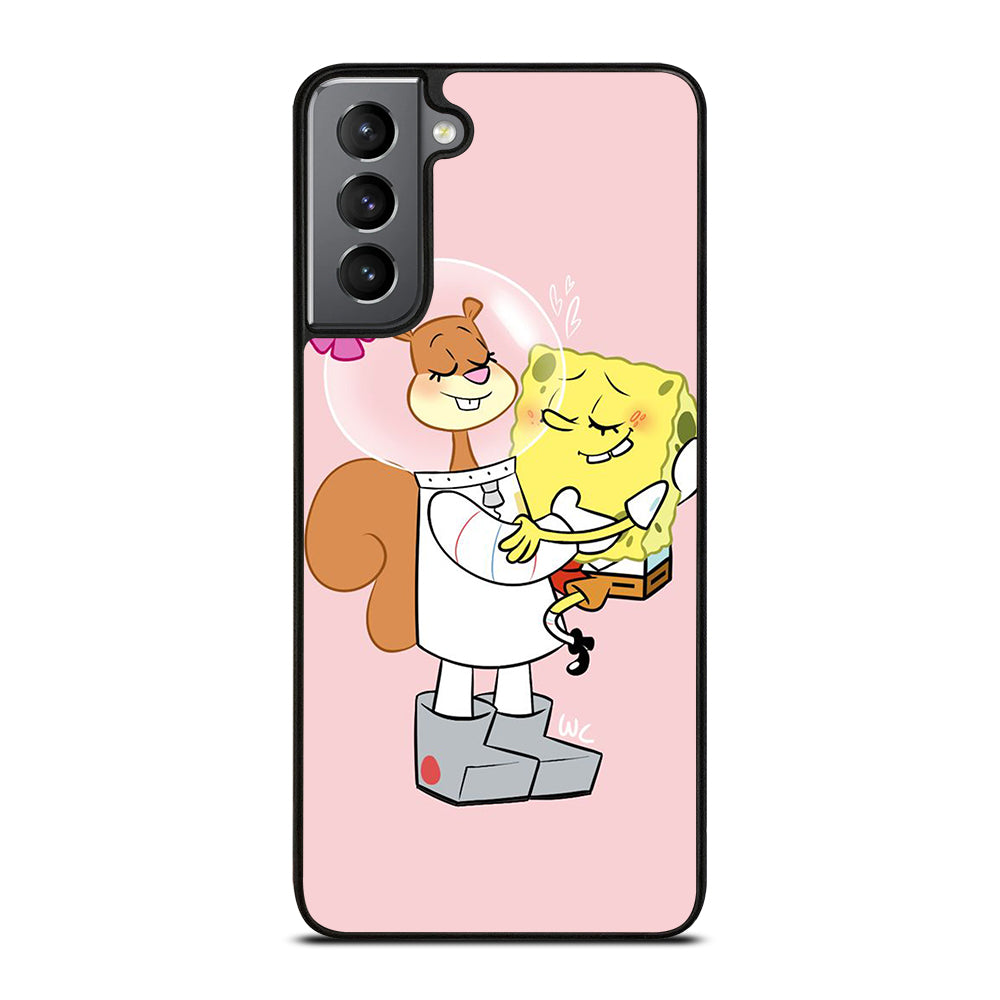 SANDY SQUIRREL AND SPONGEBOB Samsung Galaxy S21 Plus Case Cover