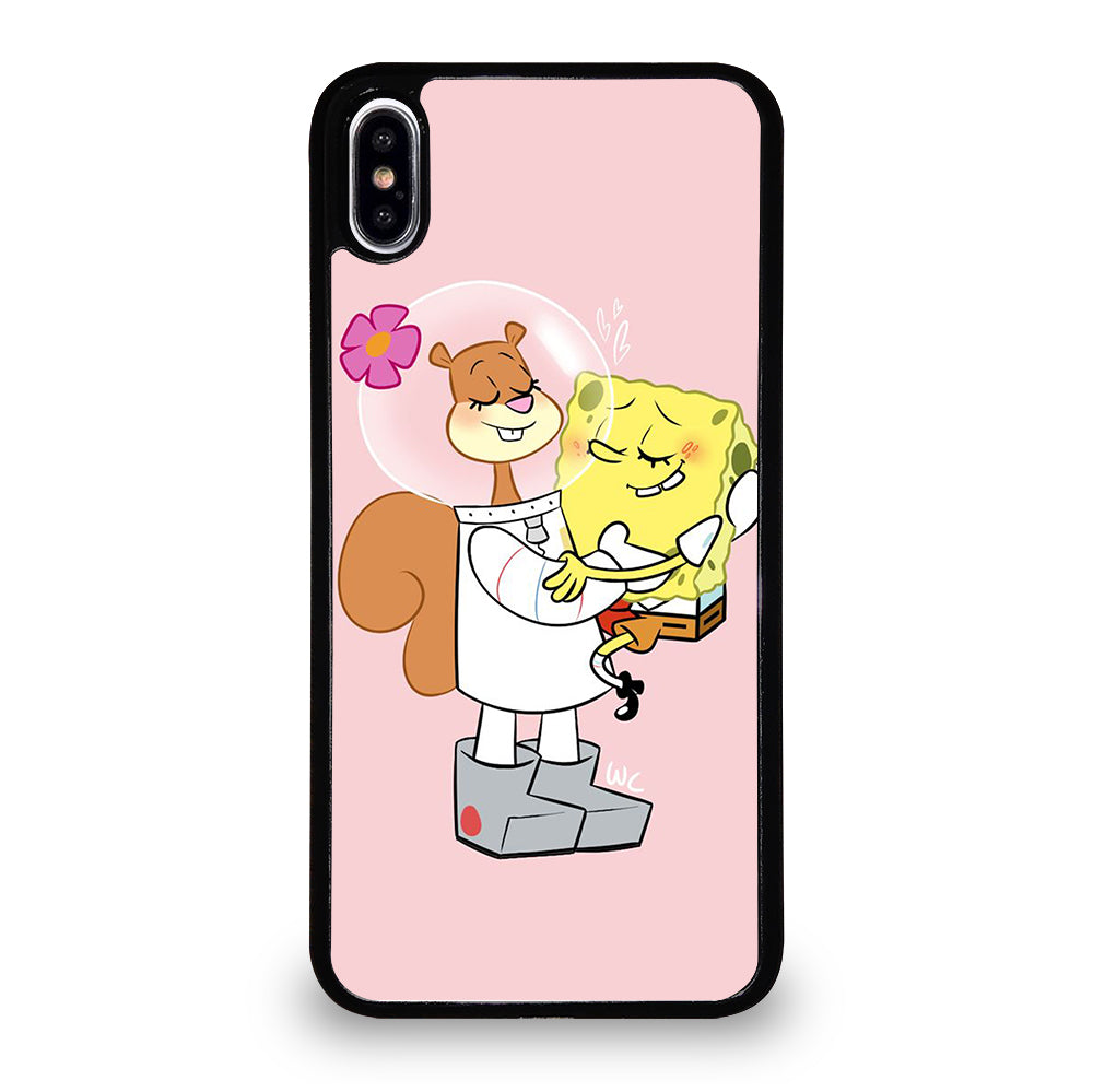 SANDY SQUIRREL AND SPONGEBOB iPhone XS Max Case Cover