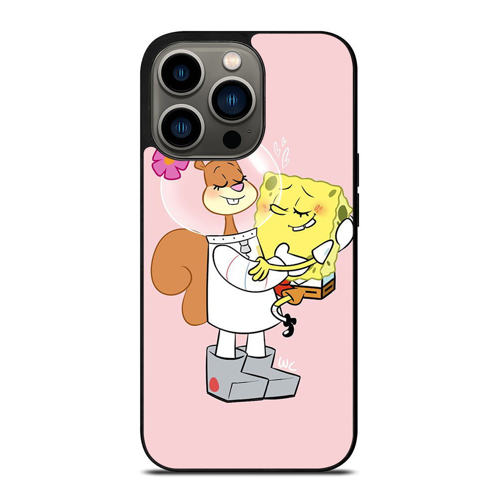 SANDY SQUIRREL AND SPONGEBOB iPhone 13 Pro Case Cover