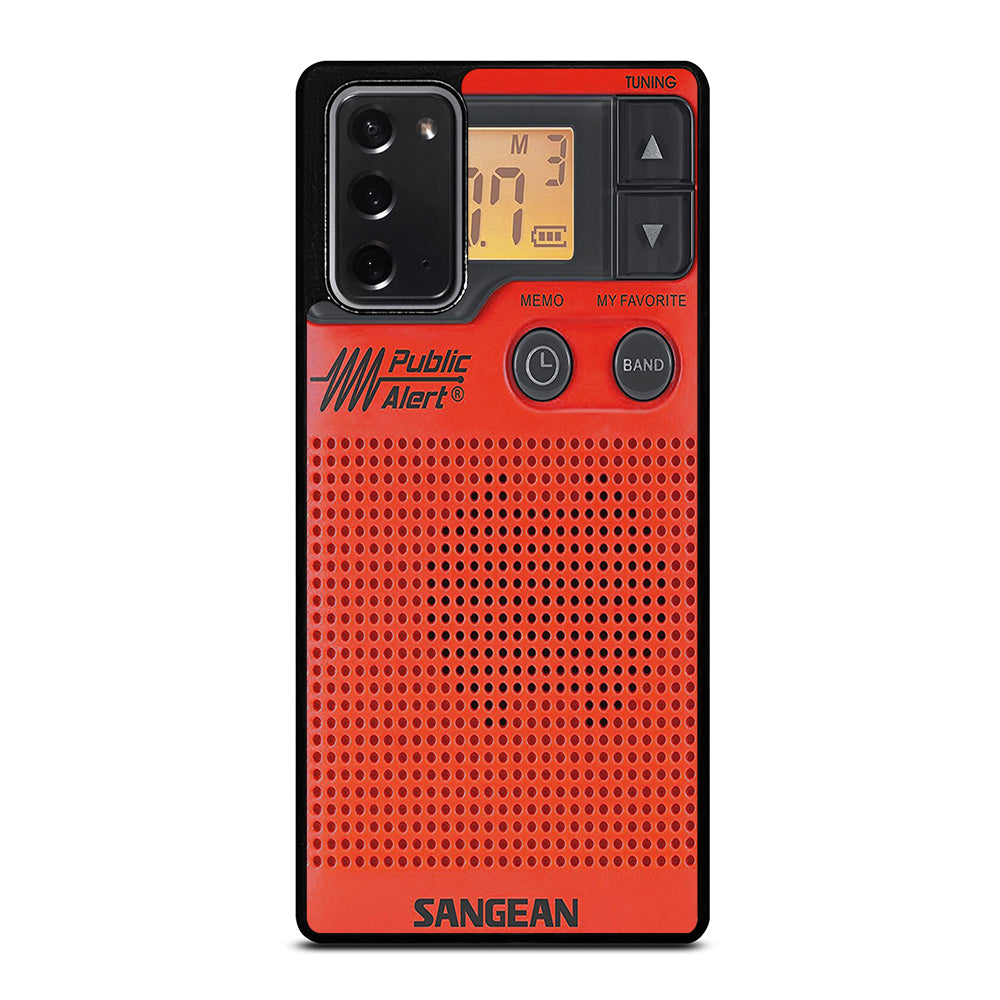 SANGEAN RED RADIO 3 Samsung Galaxy Note 20 Case Cover