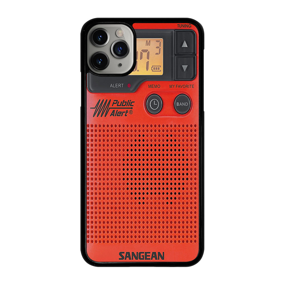 SANGEAN RED RADIO 3 iPhone 11 Pro Max Case Cover