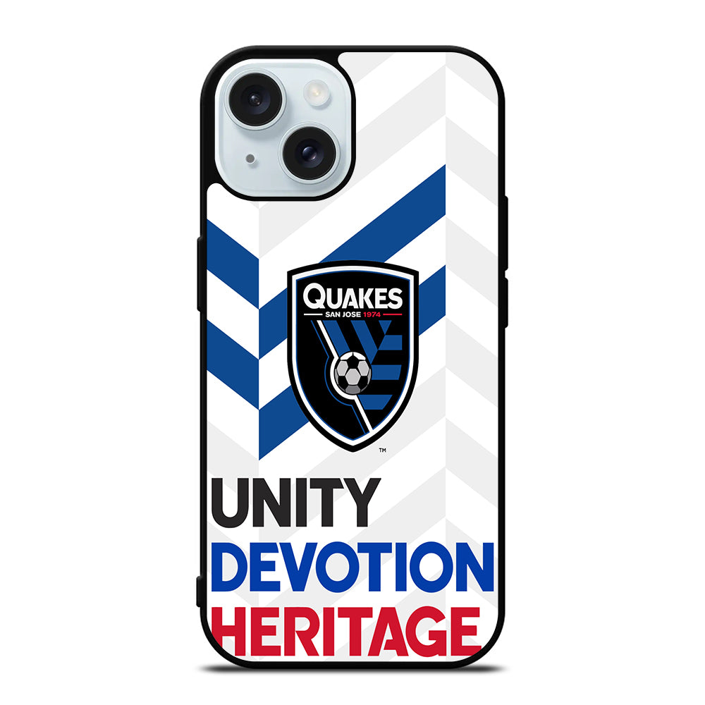 SAN JOSE EARTHQUAKES LOGO iPhone 15 Case Cover