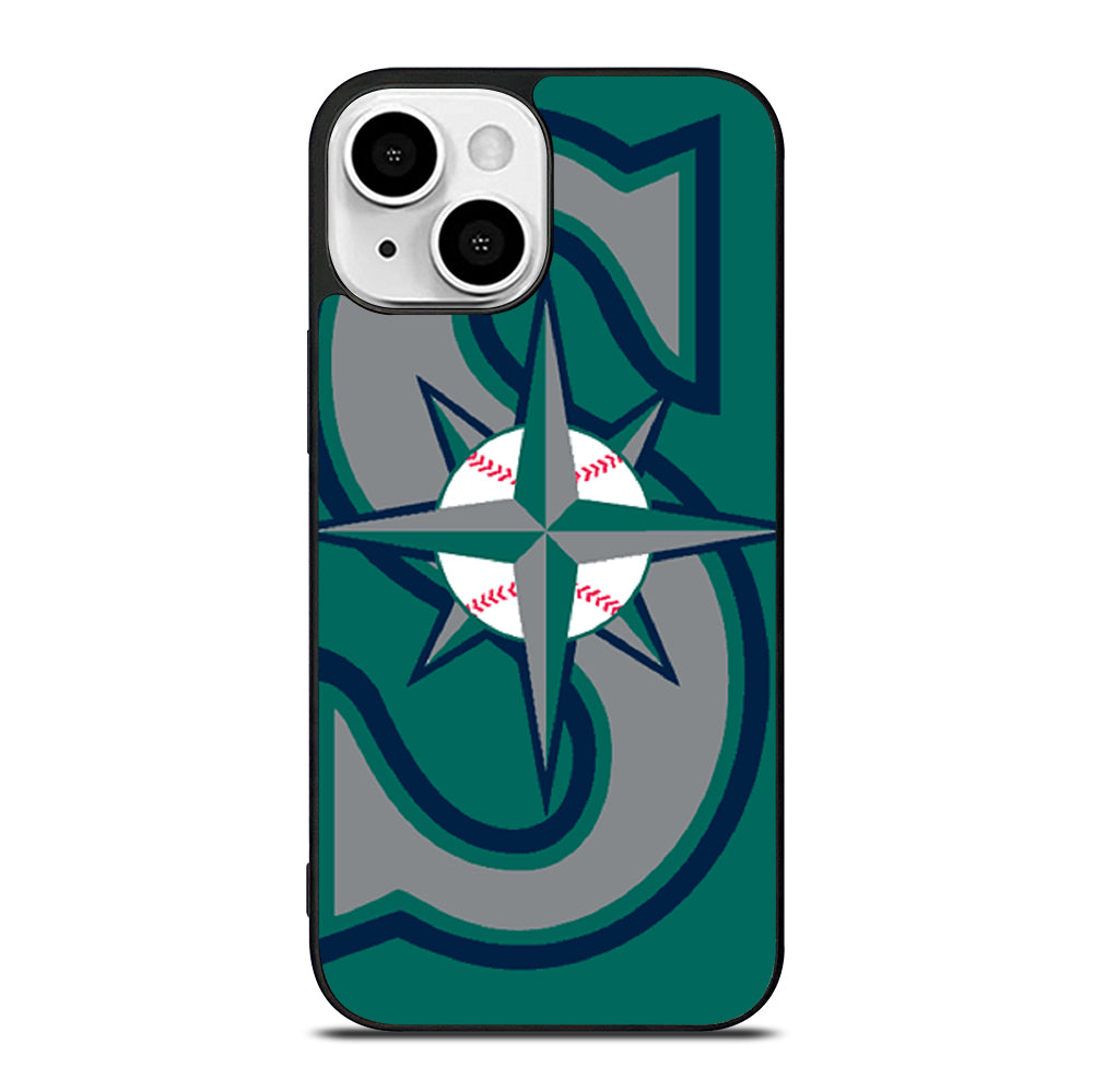 SEATTLE MARINERS MLB LOGO 3 iPhone 13 Mini Case Cover