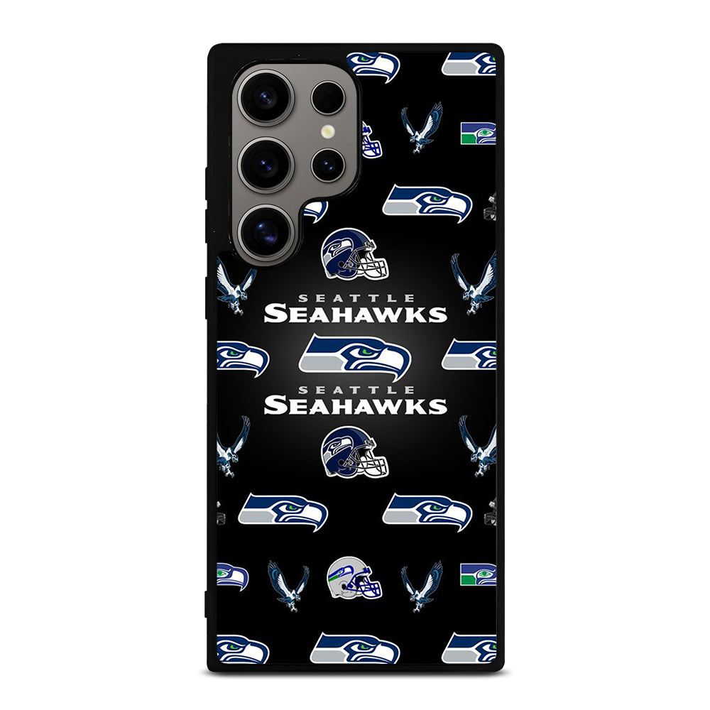 SEATTLE SEAHAWKS PATTERN Samsung Galaxy S24 Ultra Case Cover