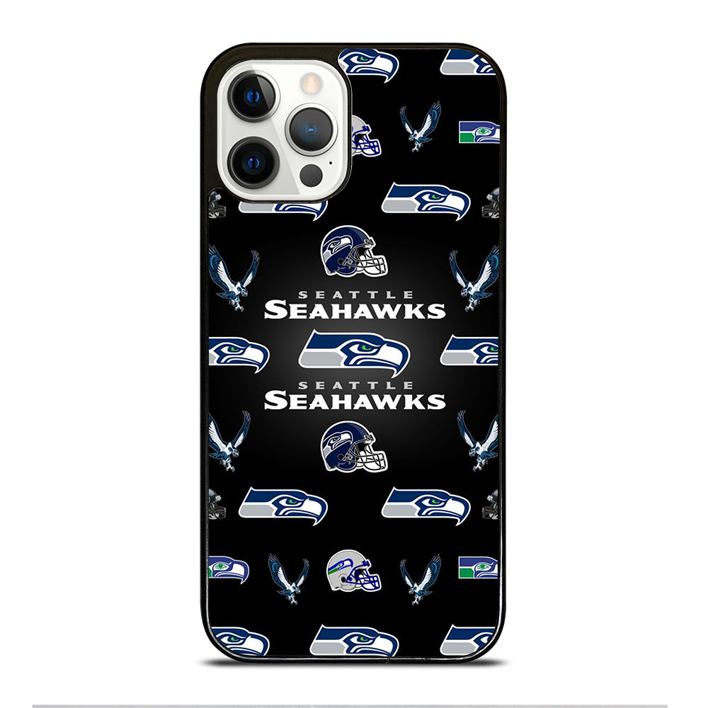 SEATTLE SEAHAWKS PATTERN iPhone 12 Pro Case Cover