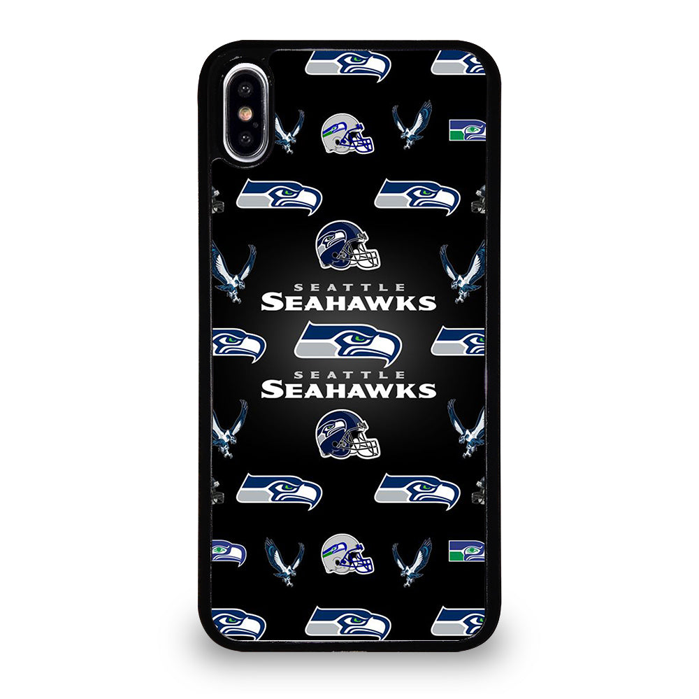 SEATTLE SEAHAWKS PATTERN iPhone XS Max Case Cover