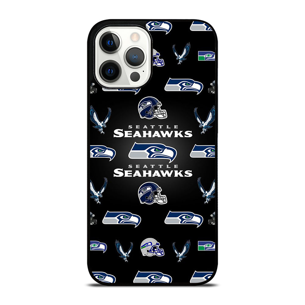 SEATTLE SEAHAWKS PATTERN iPhone 12 Pro Max Case Cover