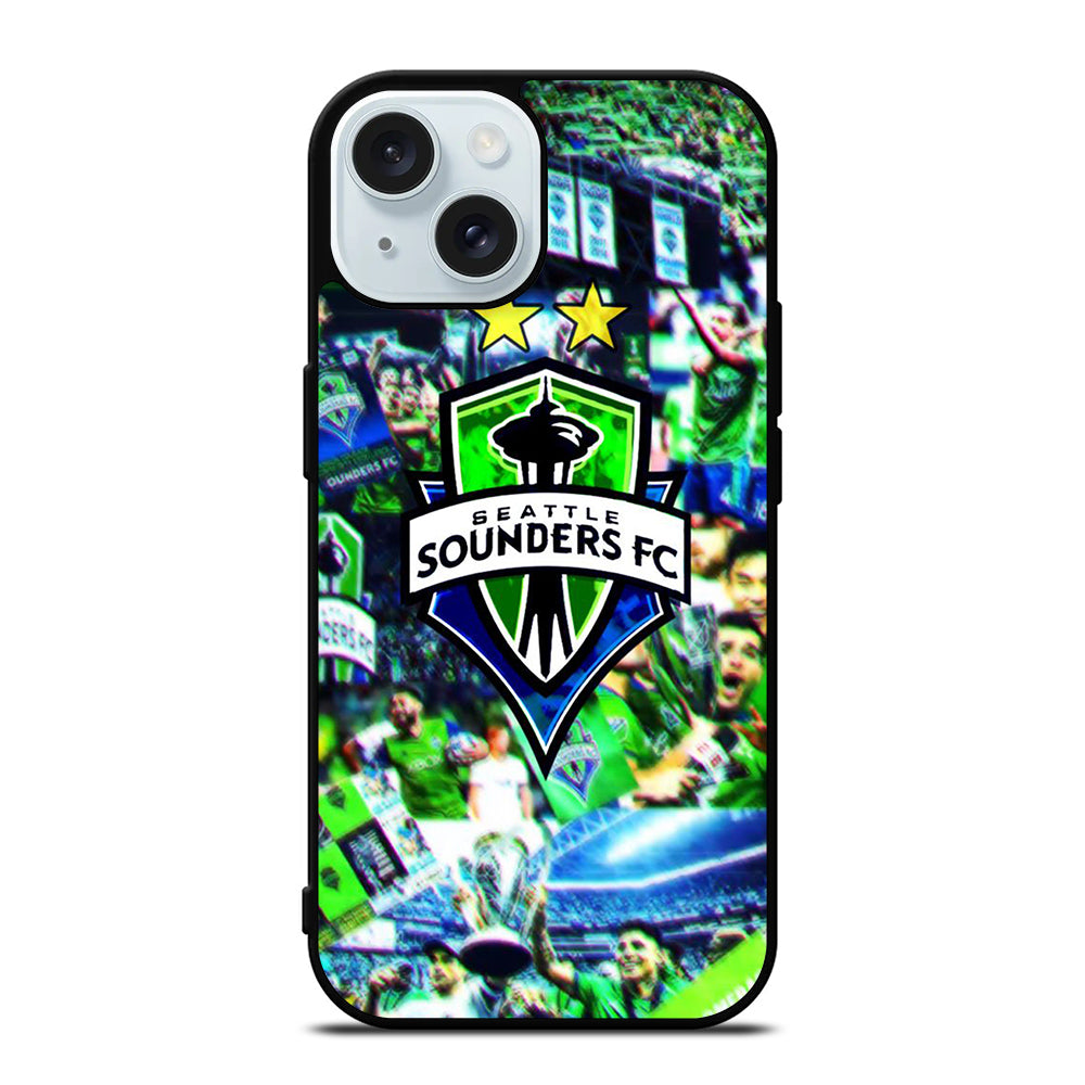 SEATTLE SOUNDERS FOOTBALL iPhone 15 Case Cover